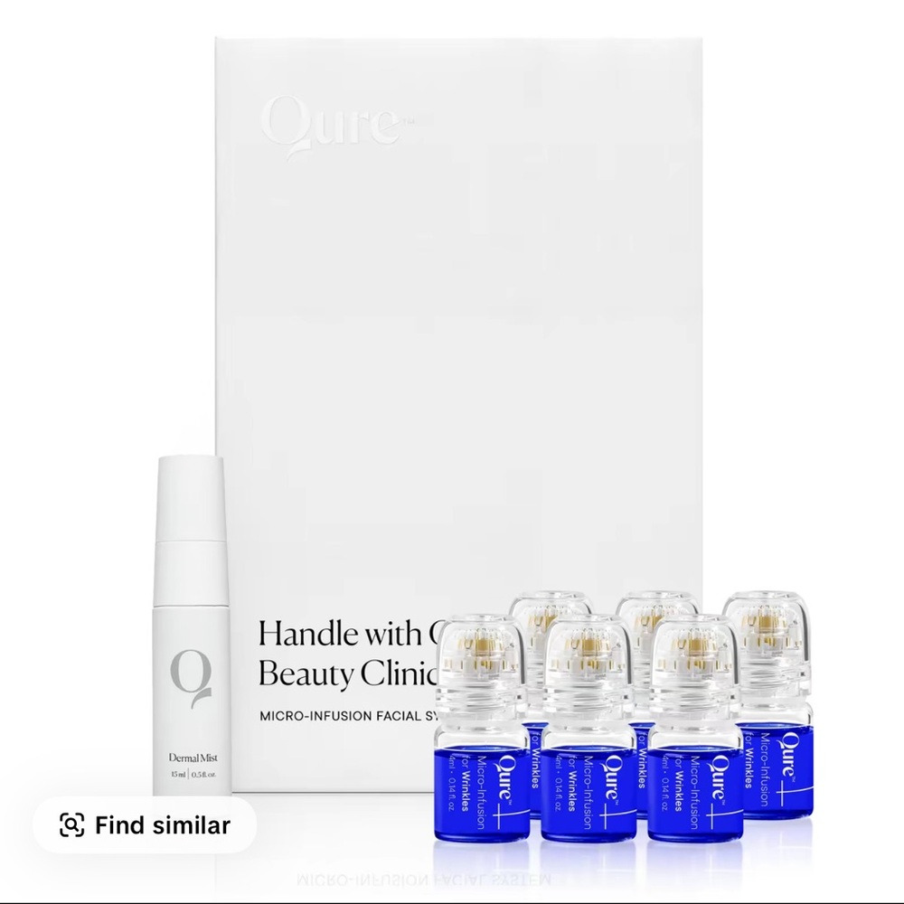 Qure Skincare Micro-Infusion Facial System 3 Month Bundle (For Wrinkles)